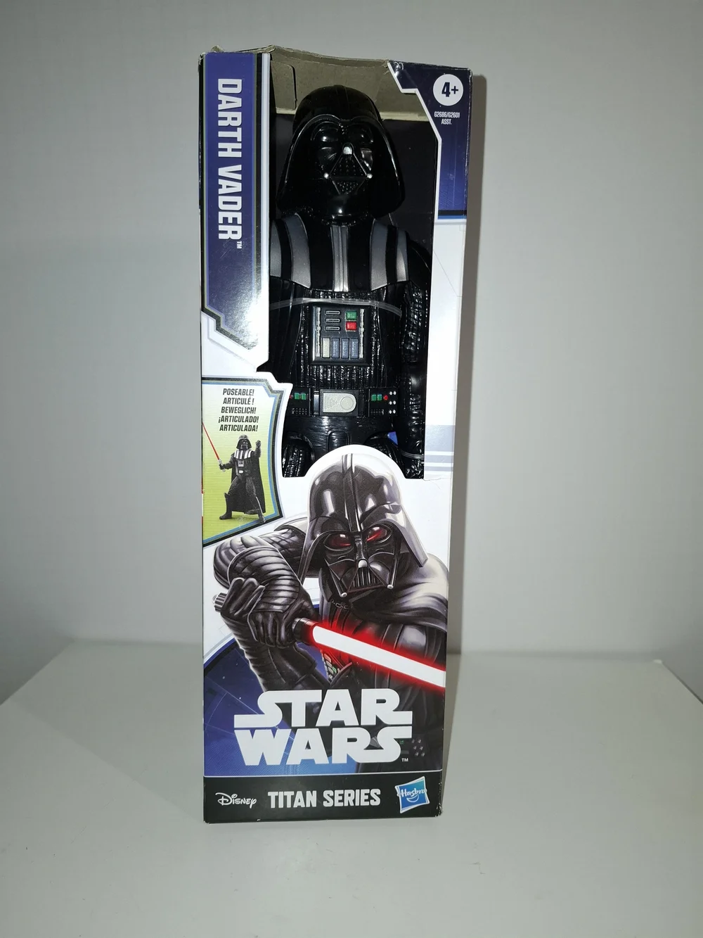 Hasbro Star Wars Darth Vader Figure - Black, Red, Blue Accents